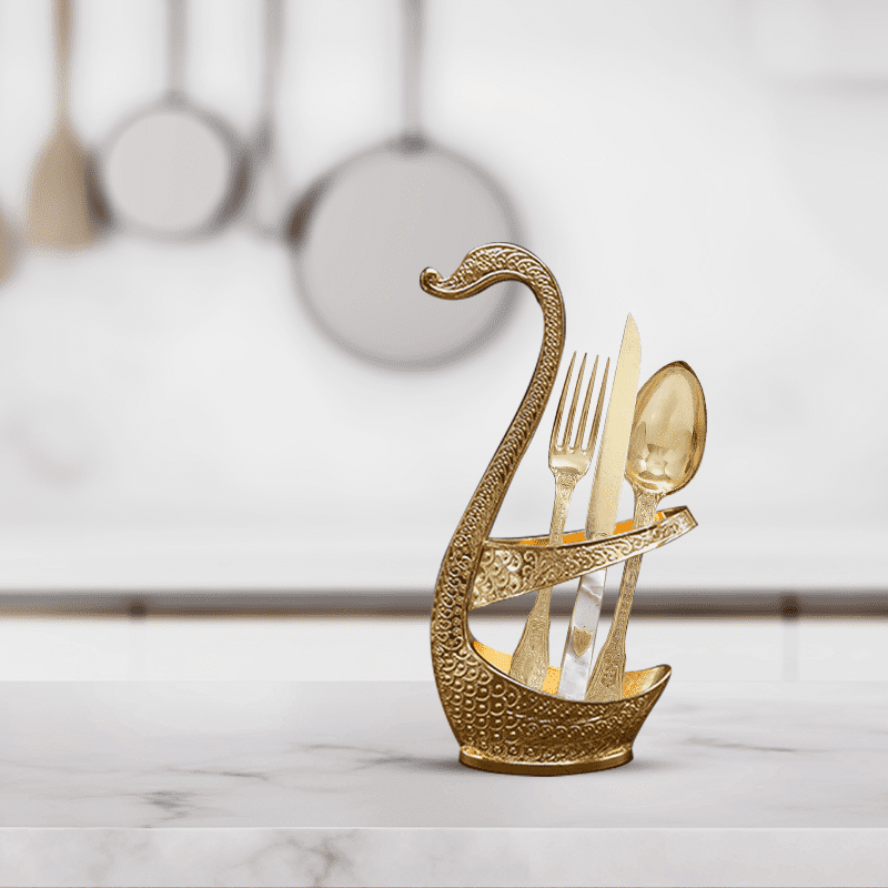 Golden Swan: Cutlery Stand